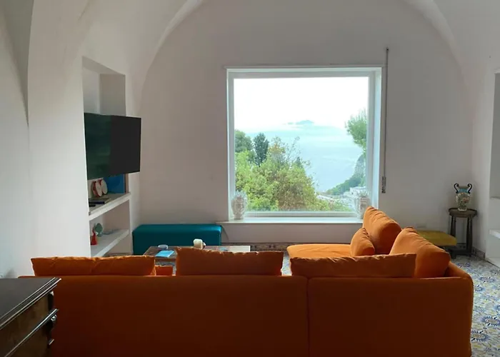 Tatil Evi Heartbreaking Sea View House In - Italy *